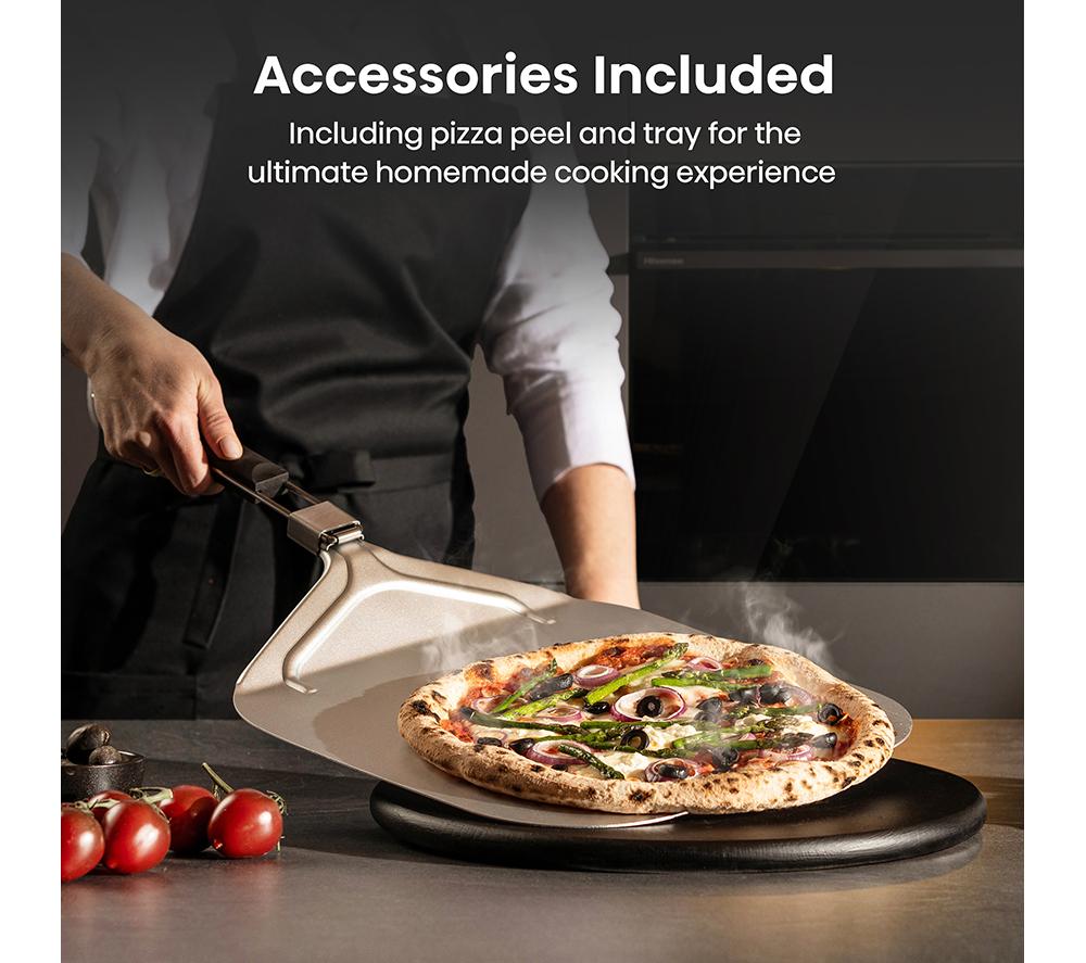 HISENSE Hi6 BlackLine HO66FAPizzaChef Electric Pyrolytic Smart Oven - Jet Black image number 6 of 14