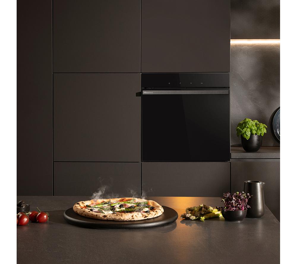 HISENSE Hi6 BlackLine HO66FAPizzaChef Electric Pyrolytic Smart Oven - Jet Black image number 14 of 14