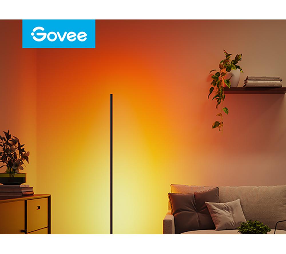 GOVEE RGBICWW Smart Cylinder Floor Lamp - Black image number 2 of 9