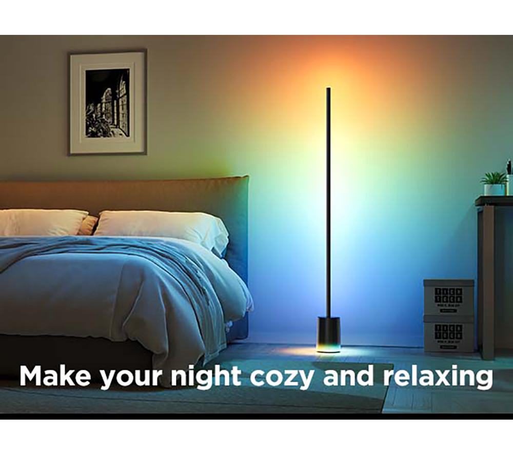 GOVEE RGBICWW Smart Cylinder Floor Lamp - Black image number 6 of 9