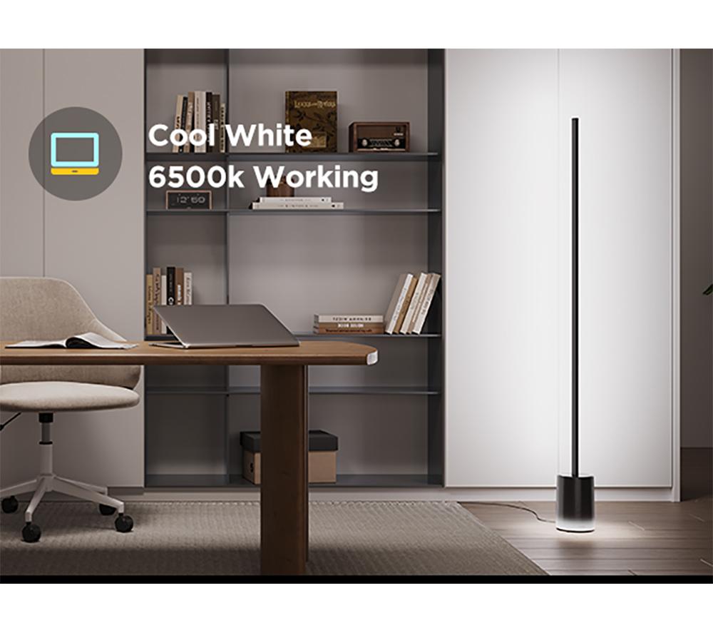 GOVEE RGBICWW Smart Cylinder Floor Lamp - Black image number 8 of 9