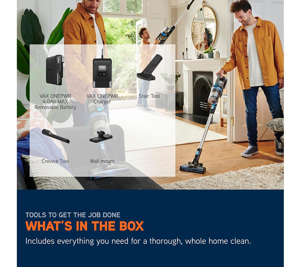 VAX Pace Plus CLSV-PAKA Cordless Vacuum Cleaner - Graphite & Silver image number 10 of 10