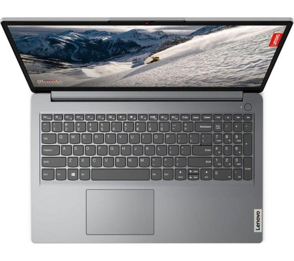 LENOVO IdeaPad 1 15.6" Refurbished Laptop - AMD Ryzen 3, 128 GB SSD, Cloud Grey (Excellent Condition) image number 3 of 3