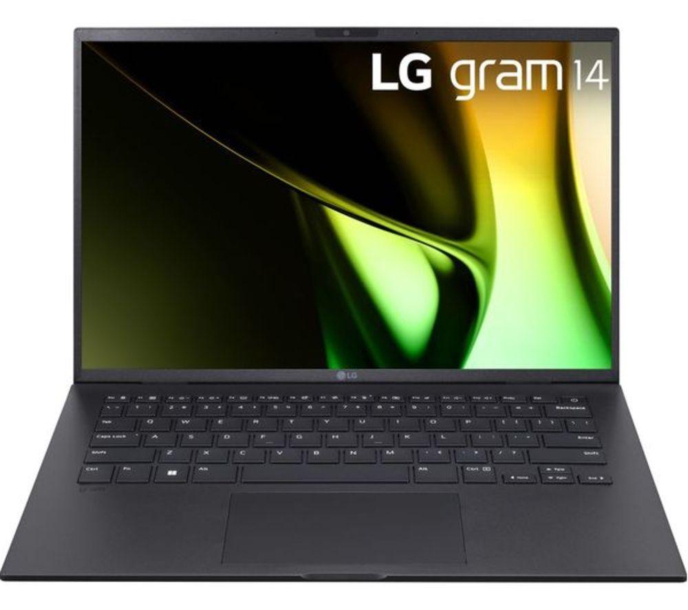 Image of LG gram 14 14Z90S-G.AR55A1 14" Refurbished Laptop - Intel®Core Ultra 5, 512 GB SSD, Black (Excellent Condition), Black 5017416838764