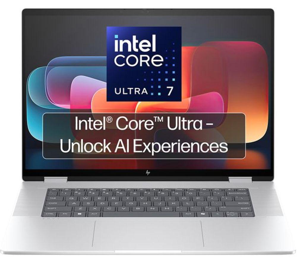 HP ENVY x360 16-ac0501na 16" 2 in 1 Refurbished Laptop - Intel&reg; Core&trade; Ultra 7, 512 GB SSD, Silver (Excellent Condition) image number 2 of 33