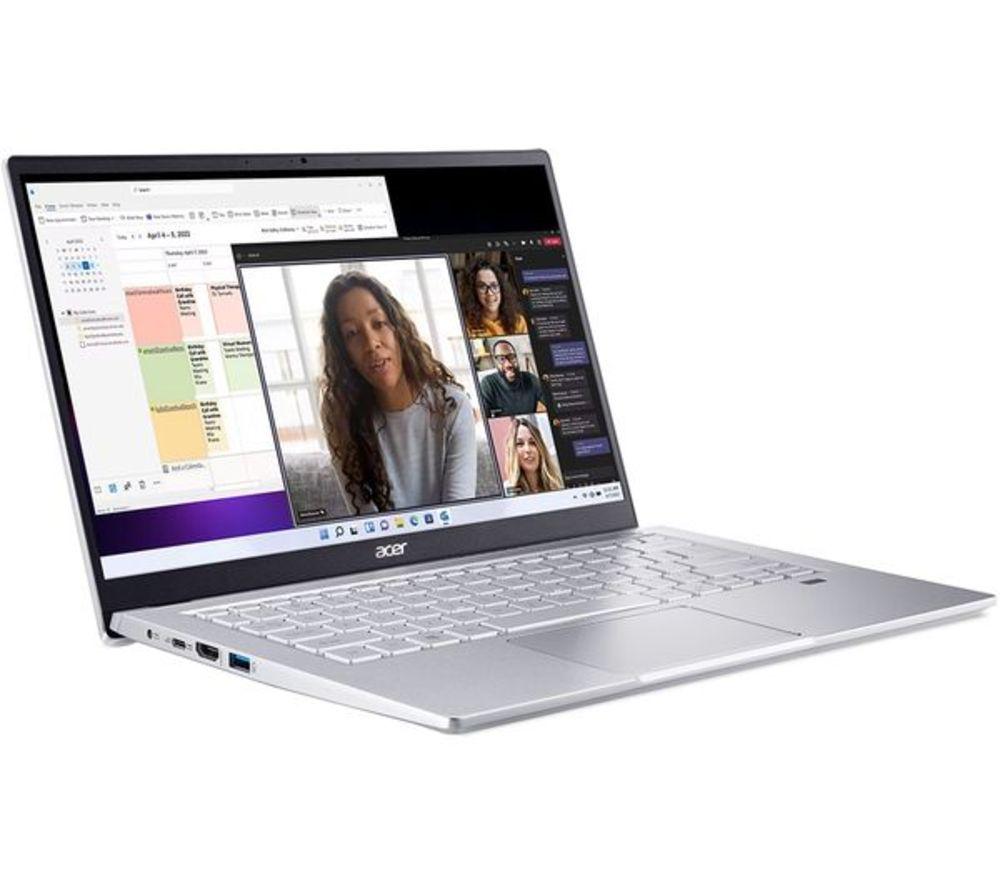 ACER Swift 3 14" Refurbished Laptop - AMD Ryzen 7, 1 TB SSD, Silver (Excellent Condition) image number 2 of 10