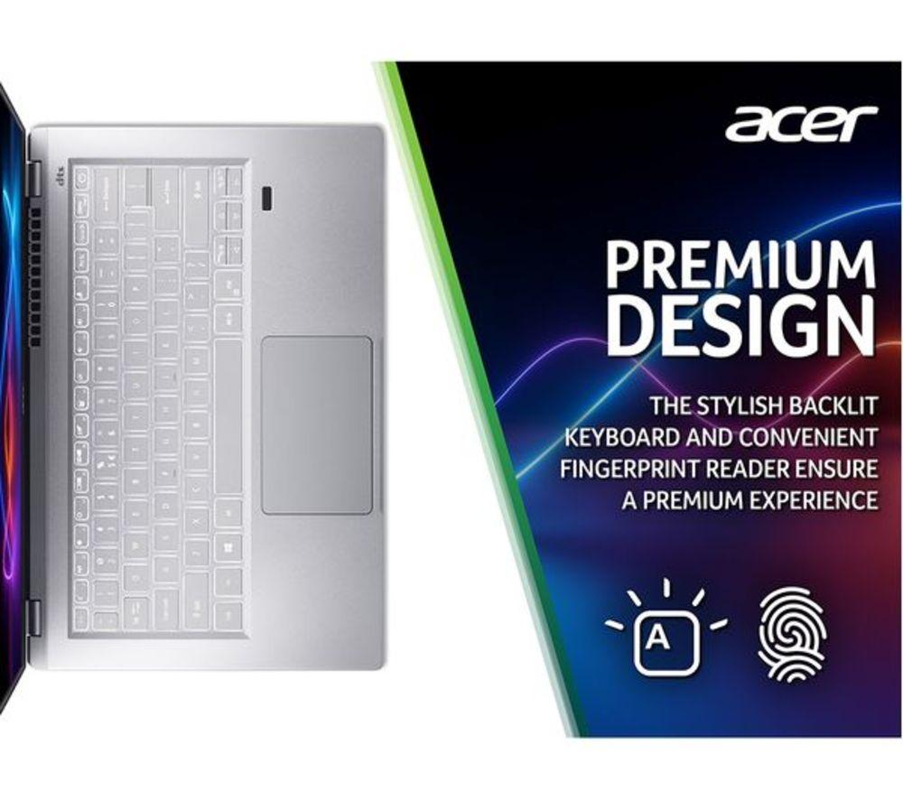 ACER Swift 3 14" Refurbished Laptop - AMD Ryzen 7, 1 TB SSD, Silver (Excellent Condition) image number 10 of 10