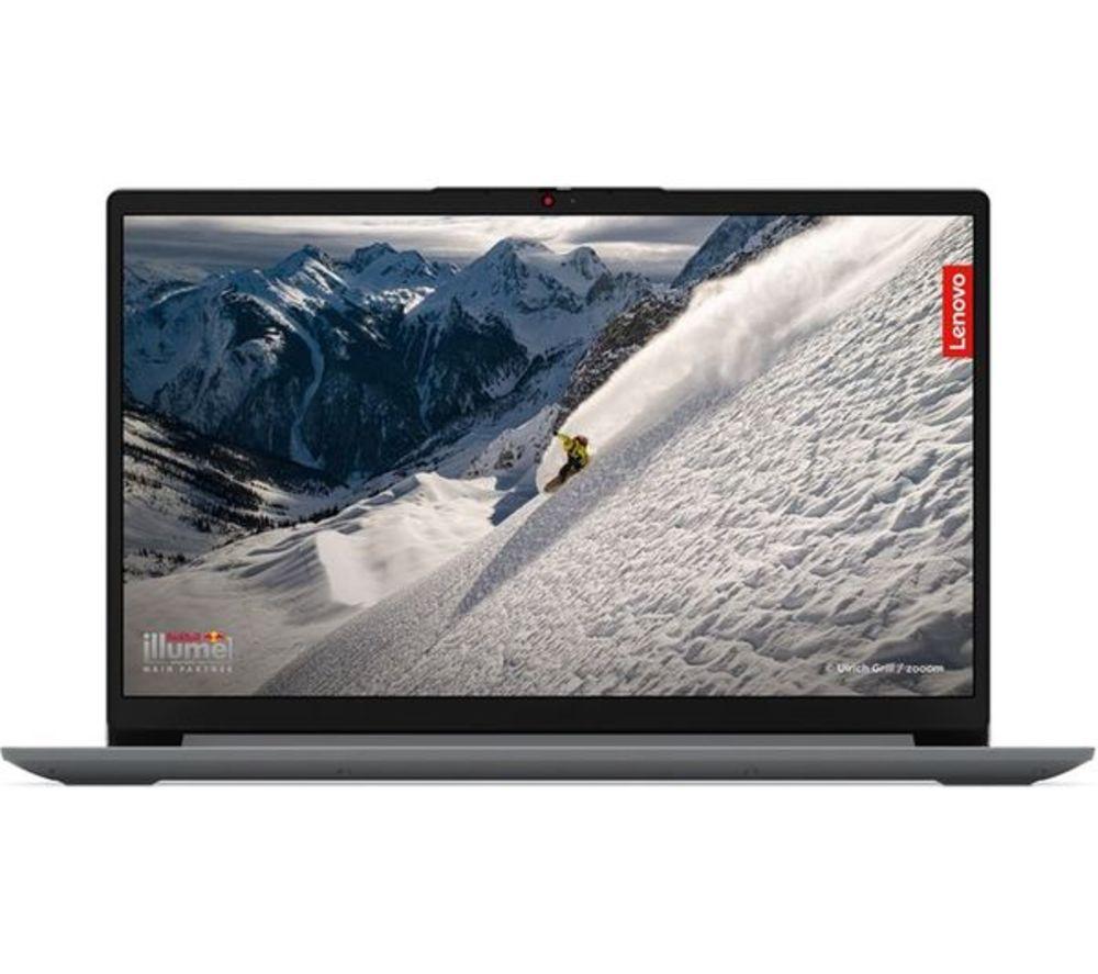 LENOVO IdeaPad 1 15.6" Refurbished Laptop - AMD Ryzen 3, 128 GB SSD, Cloud Grey (Very Good Condition) image number 3 of 3