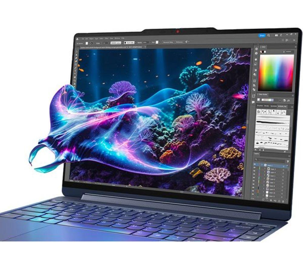 LENOVO Yoga 9 14" 2 in 1 Refurbished Laptop - Intel&reg; Core&trade; Ultra 7, 1 TB SSD, Cosmic Blue (Very Good Condition) image number 9 of 13