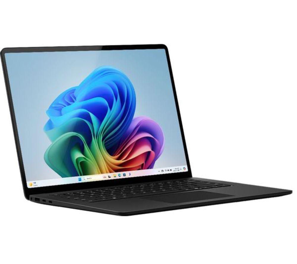 MICROSOFT 15" Refurbished Surface Laptop, Copilot+ PC - Snapdragon X Elite, 512 GB SSD, Black (Very Good Condition) image number 3 of 8