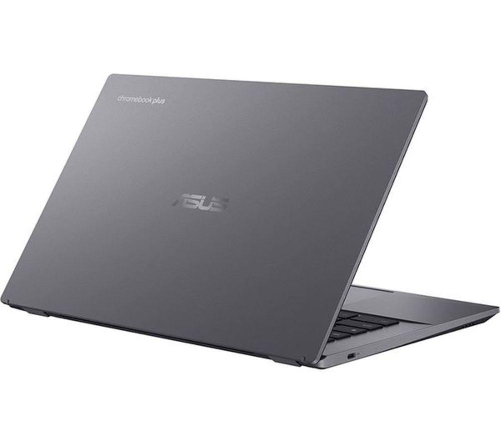 ASUS CX34 14" Refurbished Chromebook Plus - Intel&reg; Core&trade; i5, 512 GB SSD, Grey (Very Good Condition) image number 3 of 4