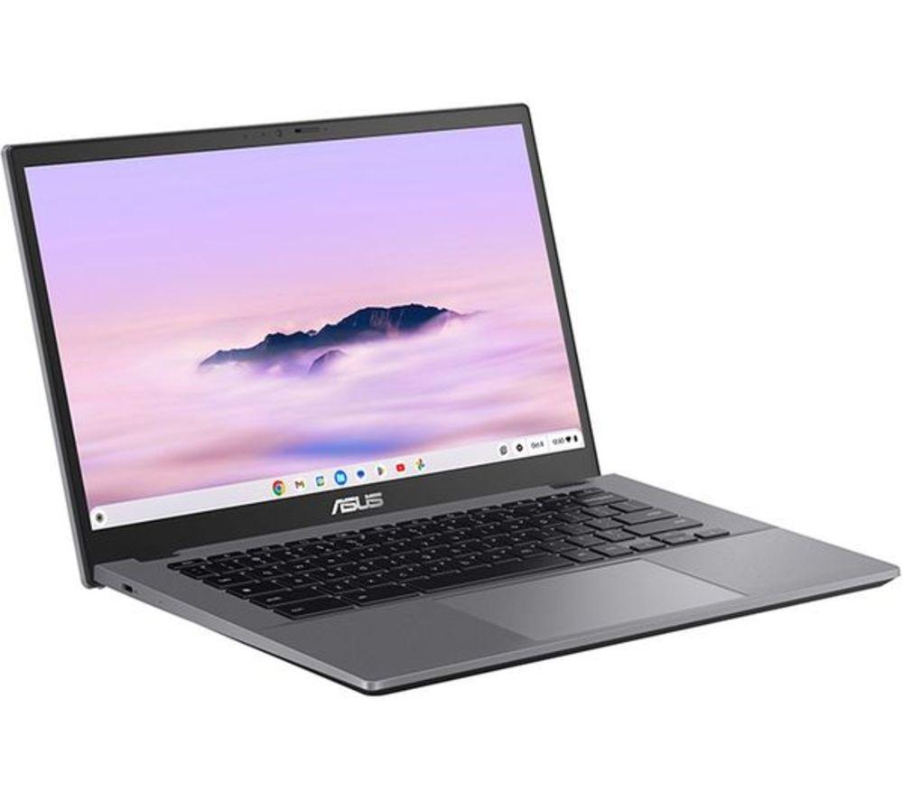 ASUS CX34 14" Refurbished Chromebook Plus - Intel&reg; Core&trade; i5, 512 GB SSD, Grey (Very Good Condition) image number 4 of 4