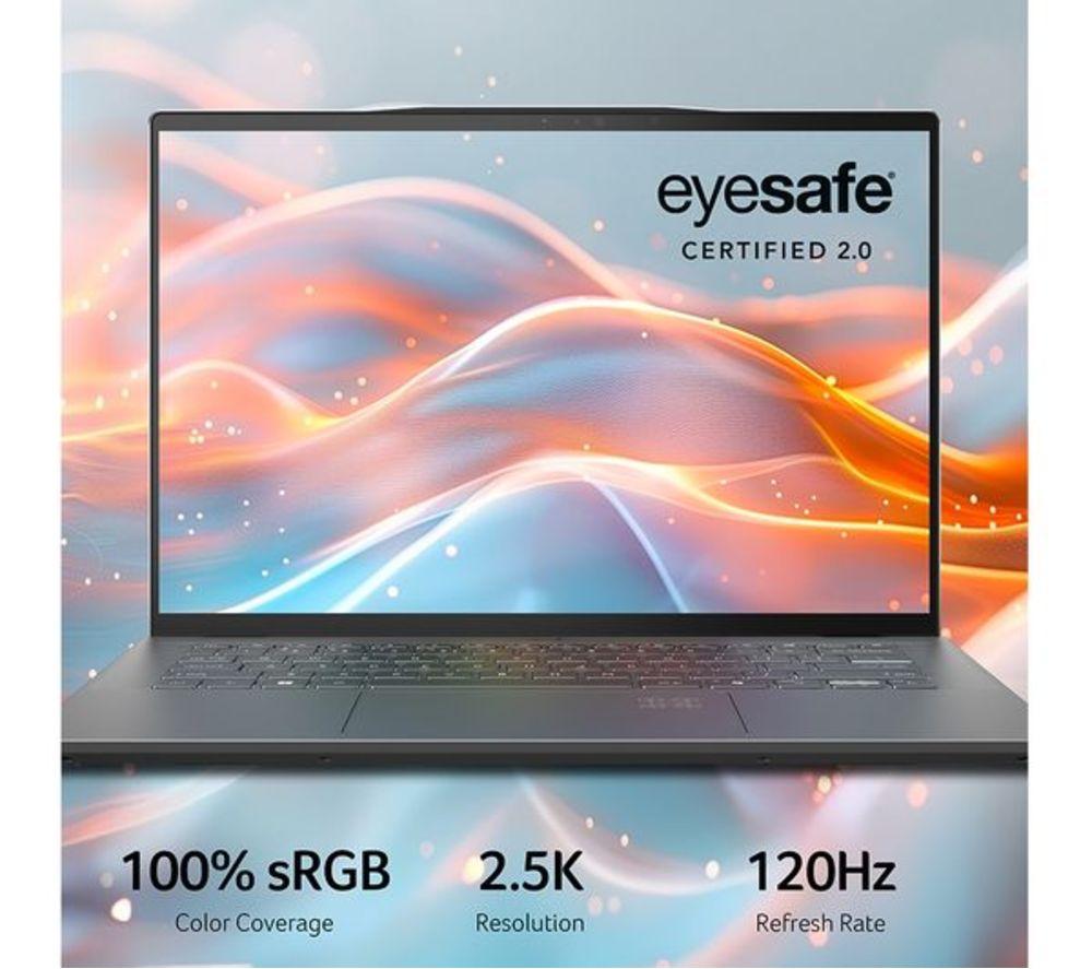 ACER Swift 14 AI 14" Refurbished Laptop, Copilot+ PC - Snapdragon X Plus, 1 TB SSD, Silver (Very Good Condition) image number 9 of 9