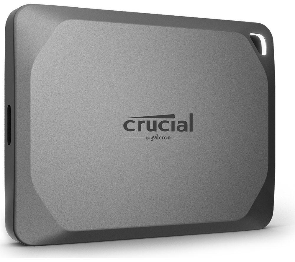 CRUCIAL X9 Pro External SSD - 1TB, Silver/Grey