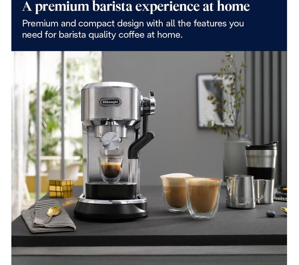 DELONGHI Dedica Maestro Plus EC950.M Coffee Machine - Silver image number 2 of 6