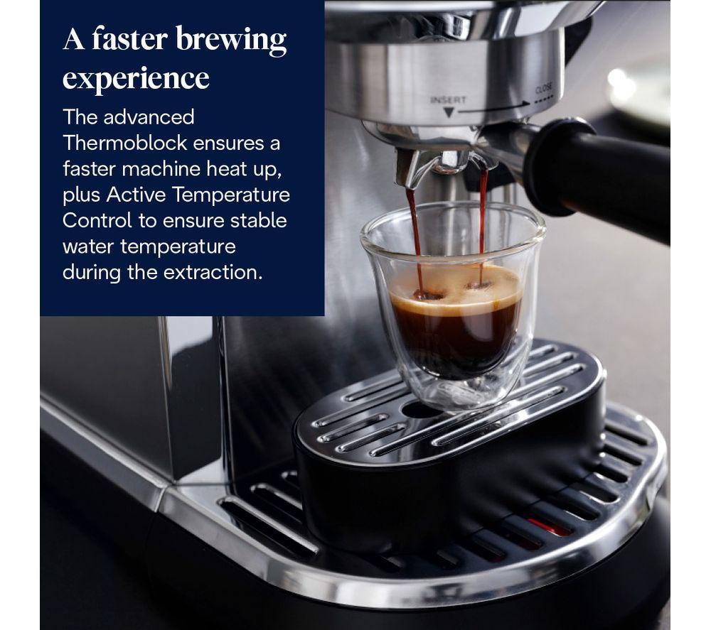 DELONGHI Dedica Maestro Plus EC950.M Coffee Machine - Silver image number 5 of 6