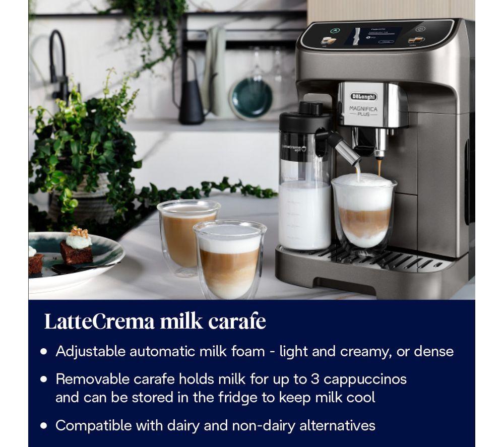 DELONGHI Magnifica Plus ECAM320.70.TB Bean to Cup Coffee Machine - Titanium Black image number 4 of 8