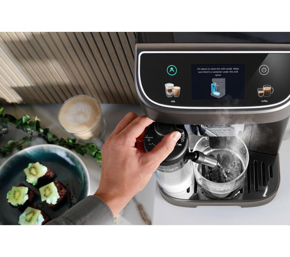 DELONGHI Magnifica Plus ECAM320.70.TB Bean to Cup Coffee Machine - Titanium Black image number 8 of 8