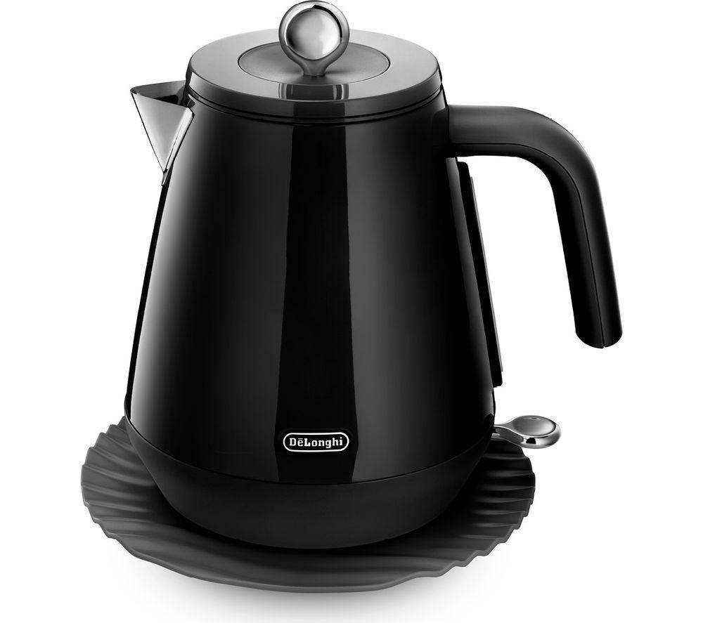 DELONGHI Eclettica KBY3001.BK Jug Kettle - Black