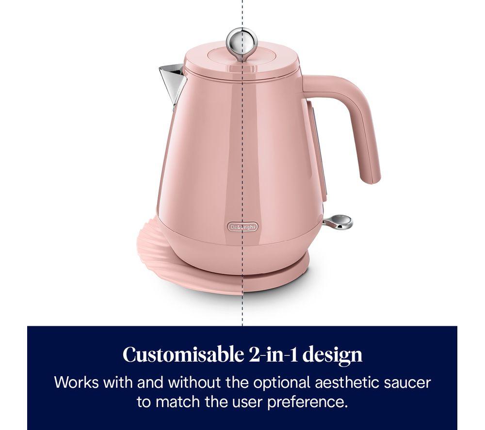 Buy DELONGHI Eclettica KBY3001.PK Jug Kettle Pink Currys