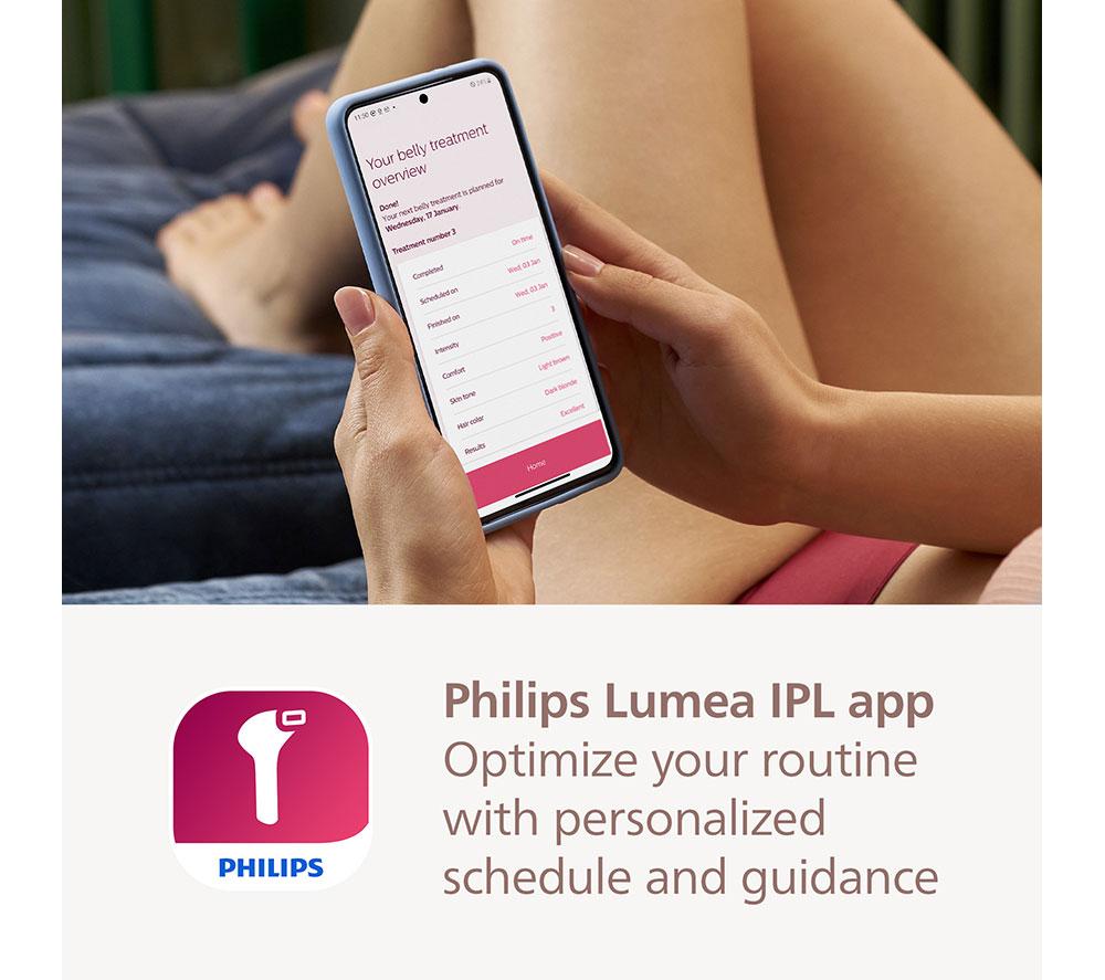 PHILIPS Lumea 8000 Series BRI945/00 IPL Hair Removal System - White image number 8 of 10
