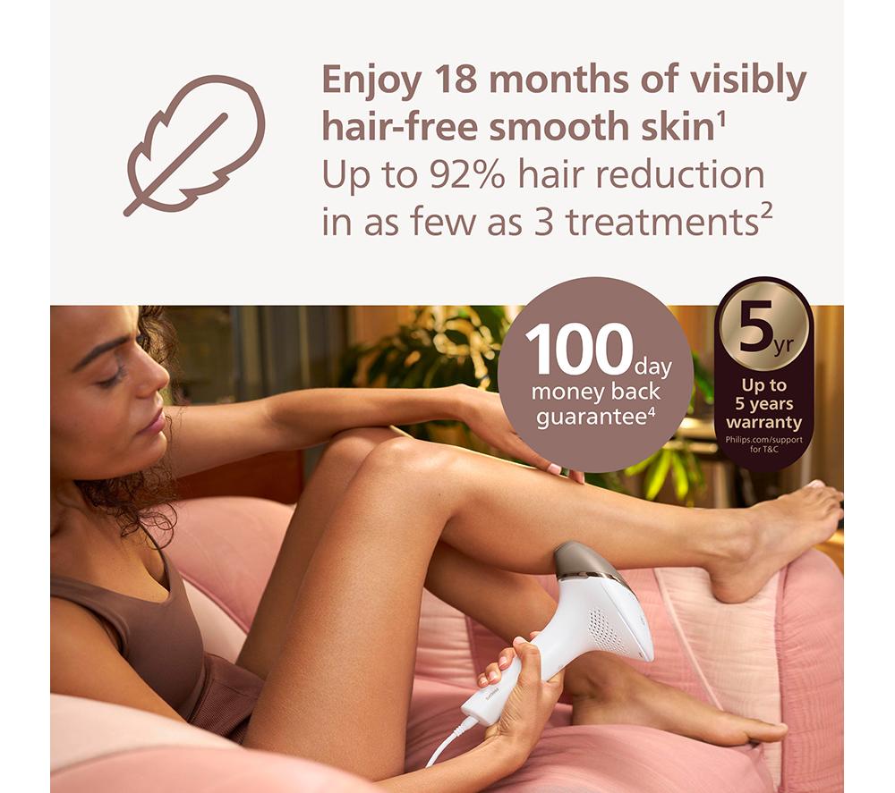 PHILIPS Lumea 8000 Series BRI945/00 IPL Hair Removal System - White image number 9 of 10