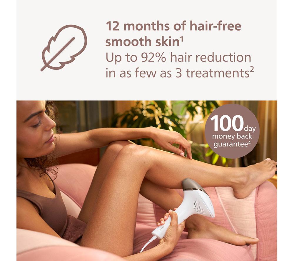 PHILIPS Lumea 8000 Series BRI945/00 IPL Hair Removal System - White image number 10 of 10