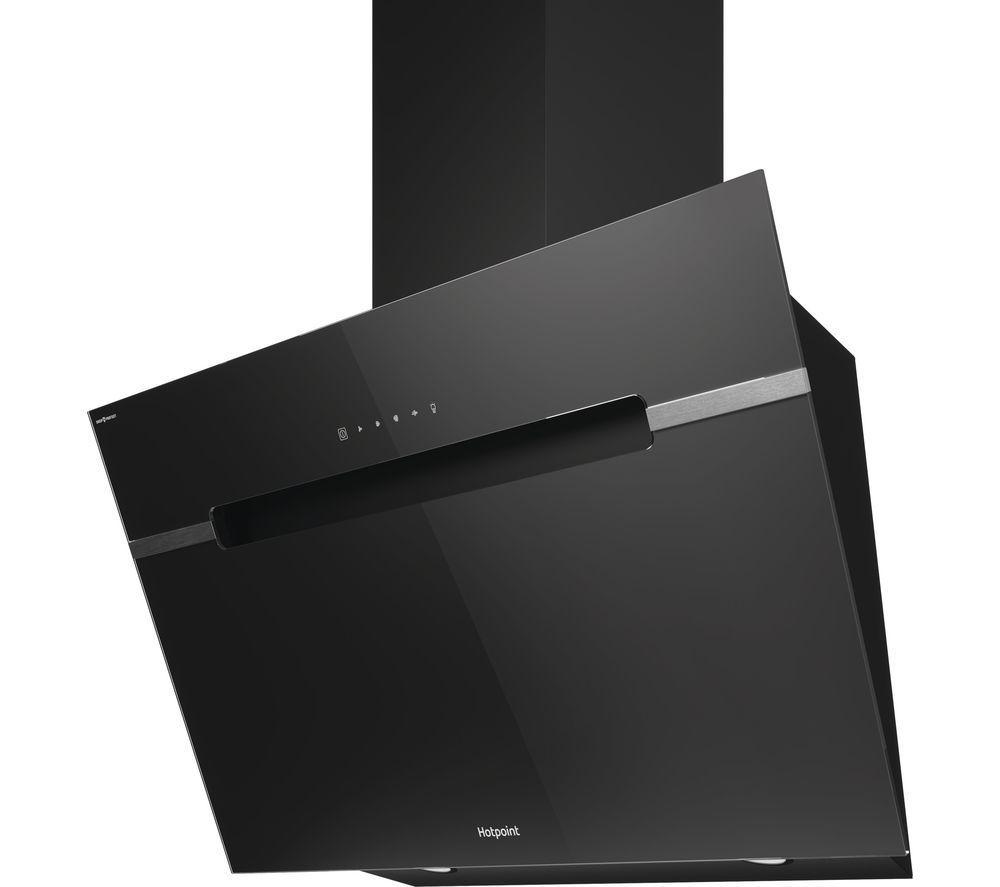 HOTPOINT DropProtect PHVS 91F LT DP K Chimney Cooker Hood - Black image number 2 of 4
