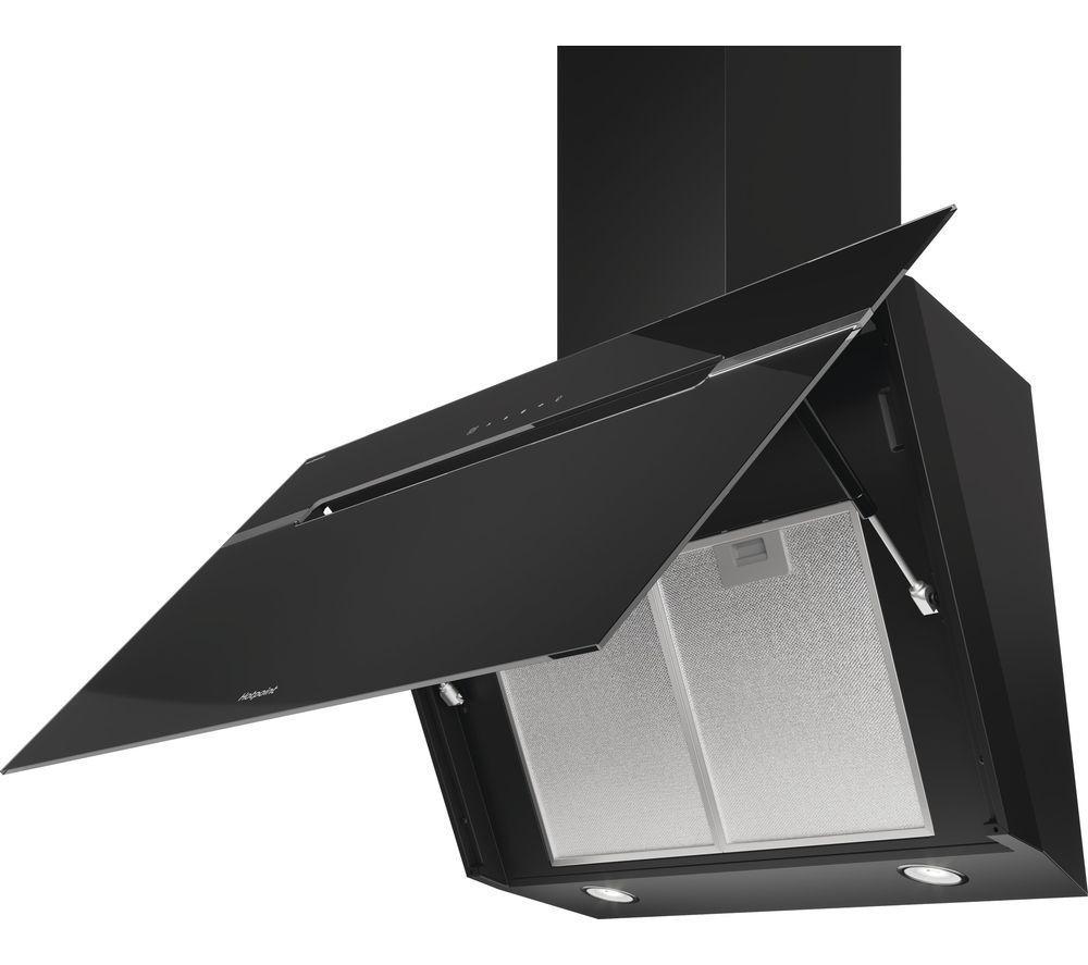 HOTPOINT DropProtect PHVS 91F LT DP K Chimney Cooker Hood - Black image number 4 of 4