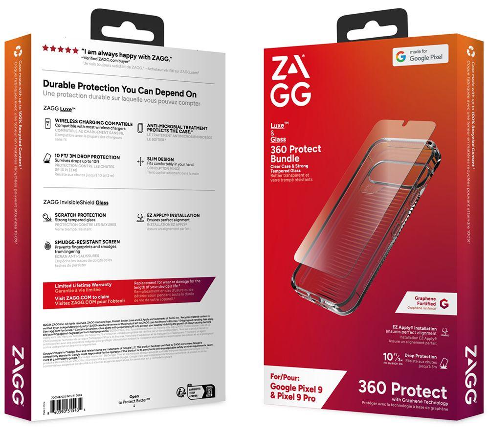 Buy ZAGG Luxe Pixel Pro Case Screen Protector Bundle