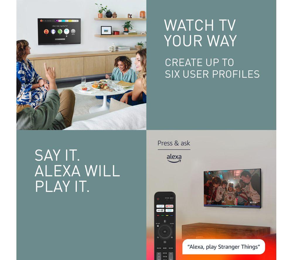 PANASONIC TV-24S50AEY 24" Smart HD Ready HDR LCD TV with Amazon Alexa