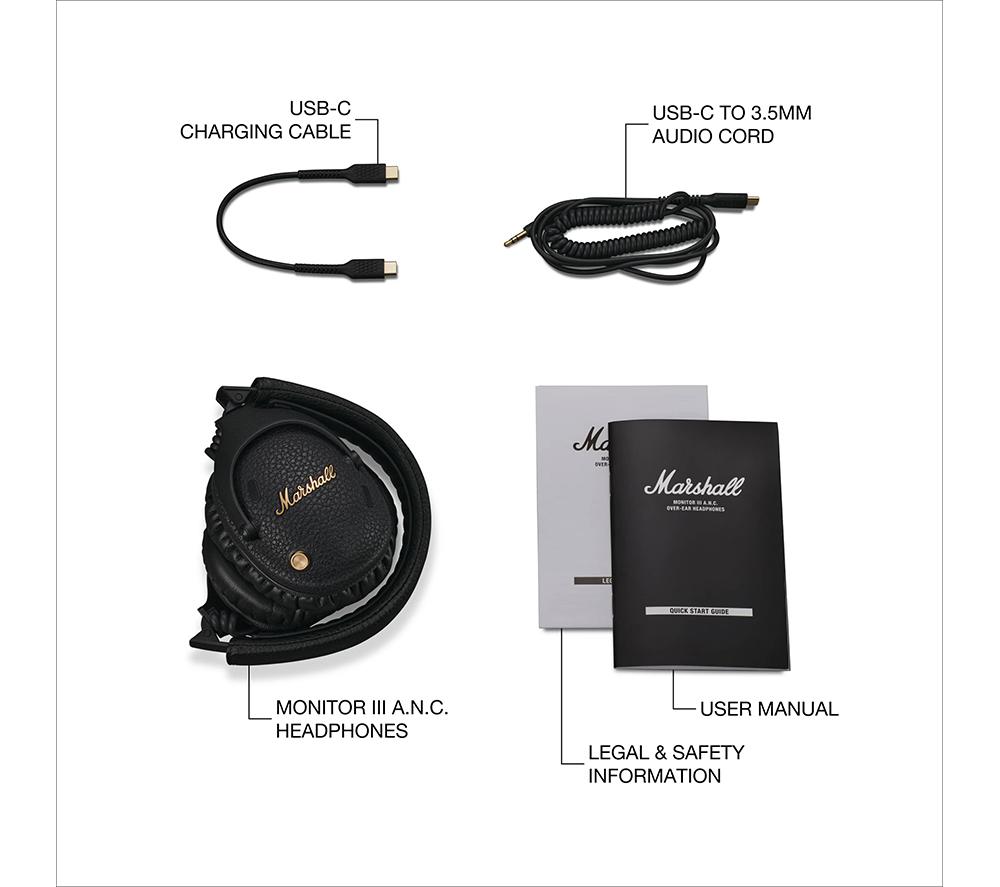 【美品】【正規品 】Marshall Monitor III Monitor III A.N.C. - Noise cancelling headphones | Marshall.com