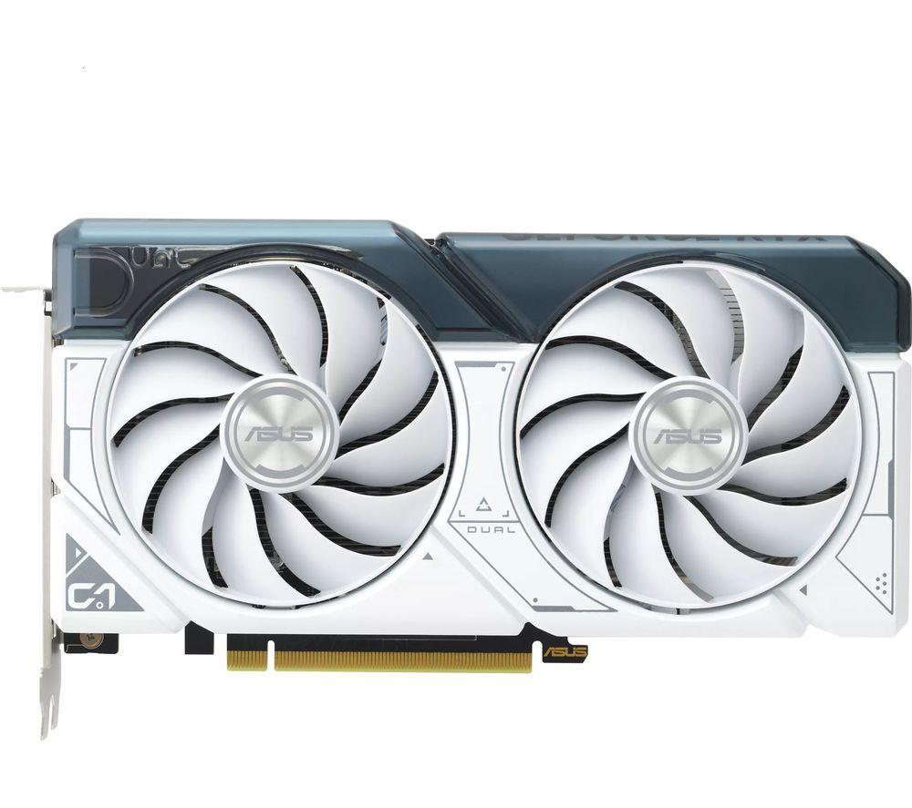 ASUS GeForce RTX 4060 8 GB Dual OC Graphics Card - White image number 2 of 5
