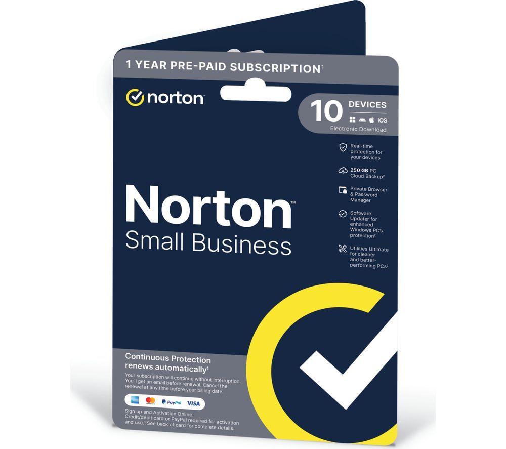 NORTON Small Business - 1 year for 10 devices