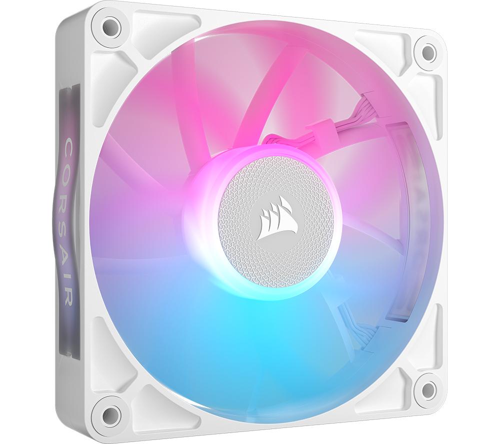 CORSAIR iCUE Link RX RGB Series 120 mm Case Fan - RGB LED, White Triple Pack image number 3 of 17
