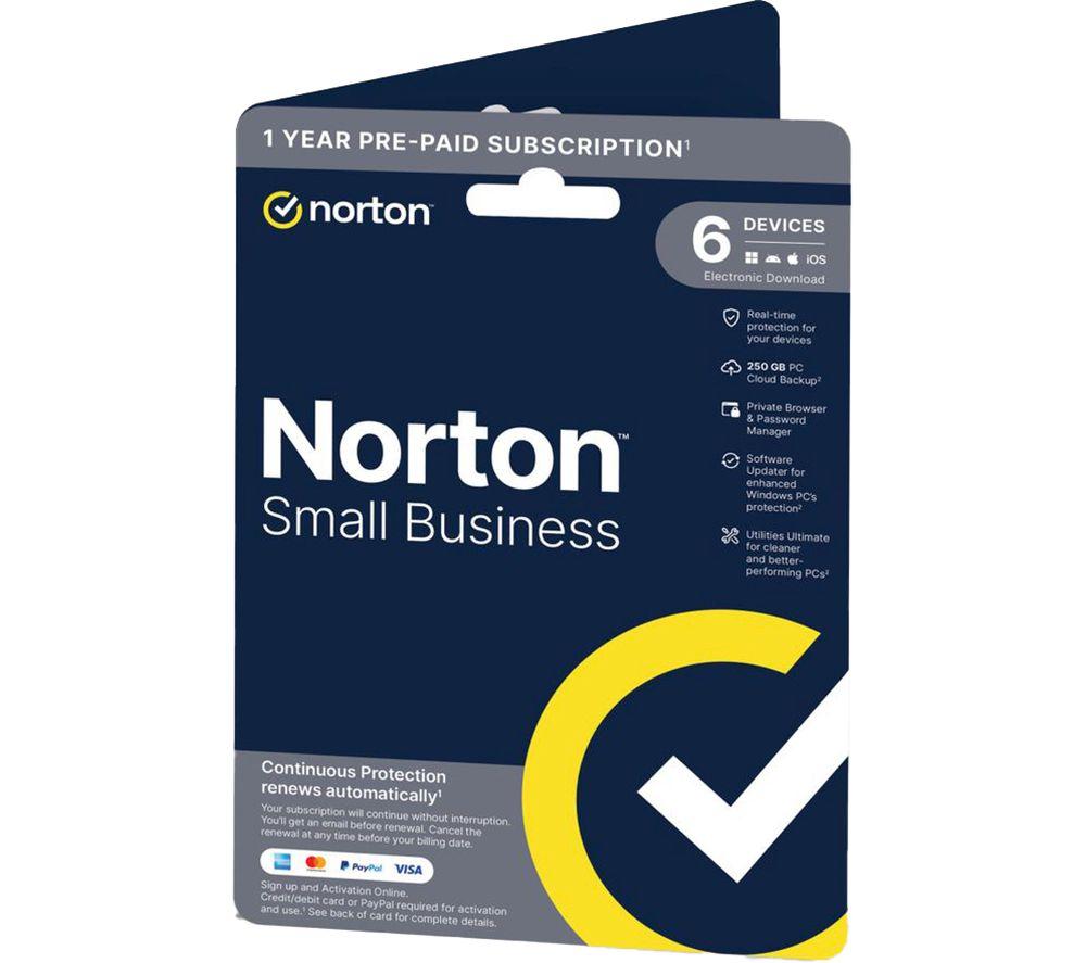 NORTON Small Business - 1 year for 6 devices