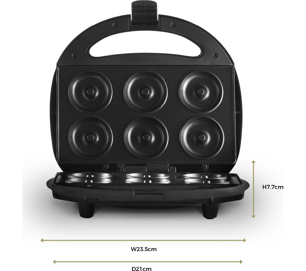 TOWER T19042BLK Mini Donut Maker - Black image number 3 of 5