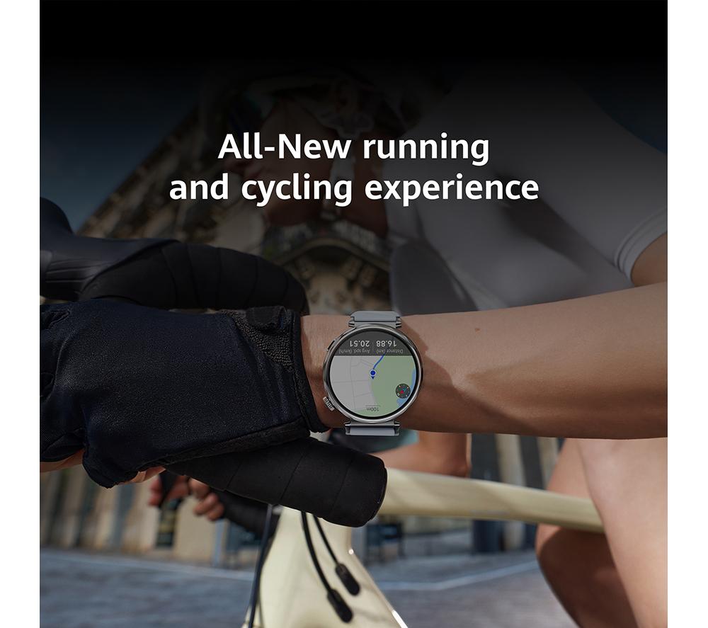 HUAWEI Watch GT 5 - Gold, White Leather Strap, 41 mm image number 3 of 8