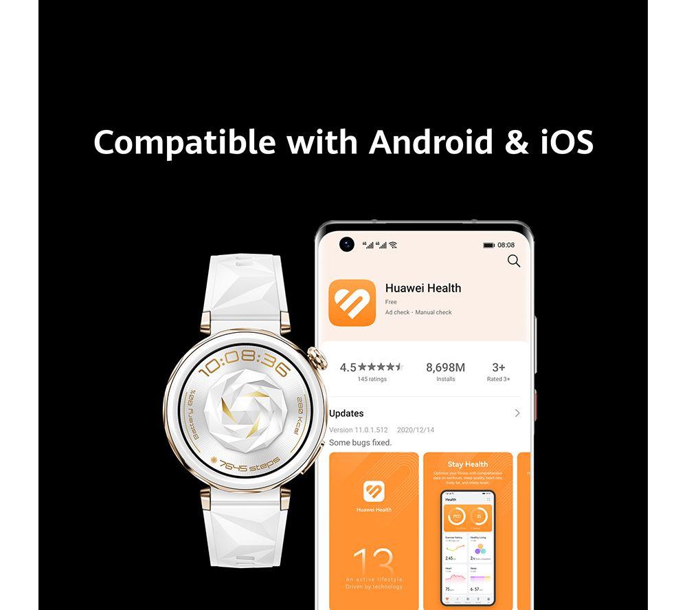 HUAWEI Watch GT 5 Pro - White Ceramic, 42 mm image number 7 of 8
