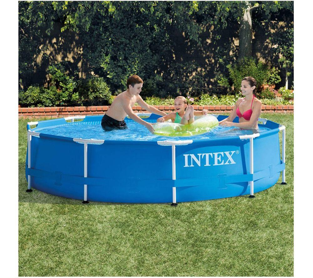 INTEX Metal Frame Swimming Pool Set - Blue image number 5 of 5