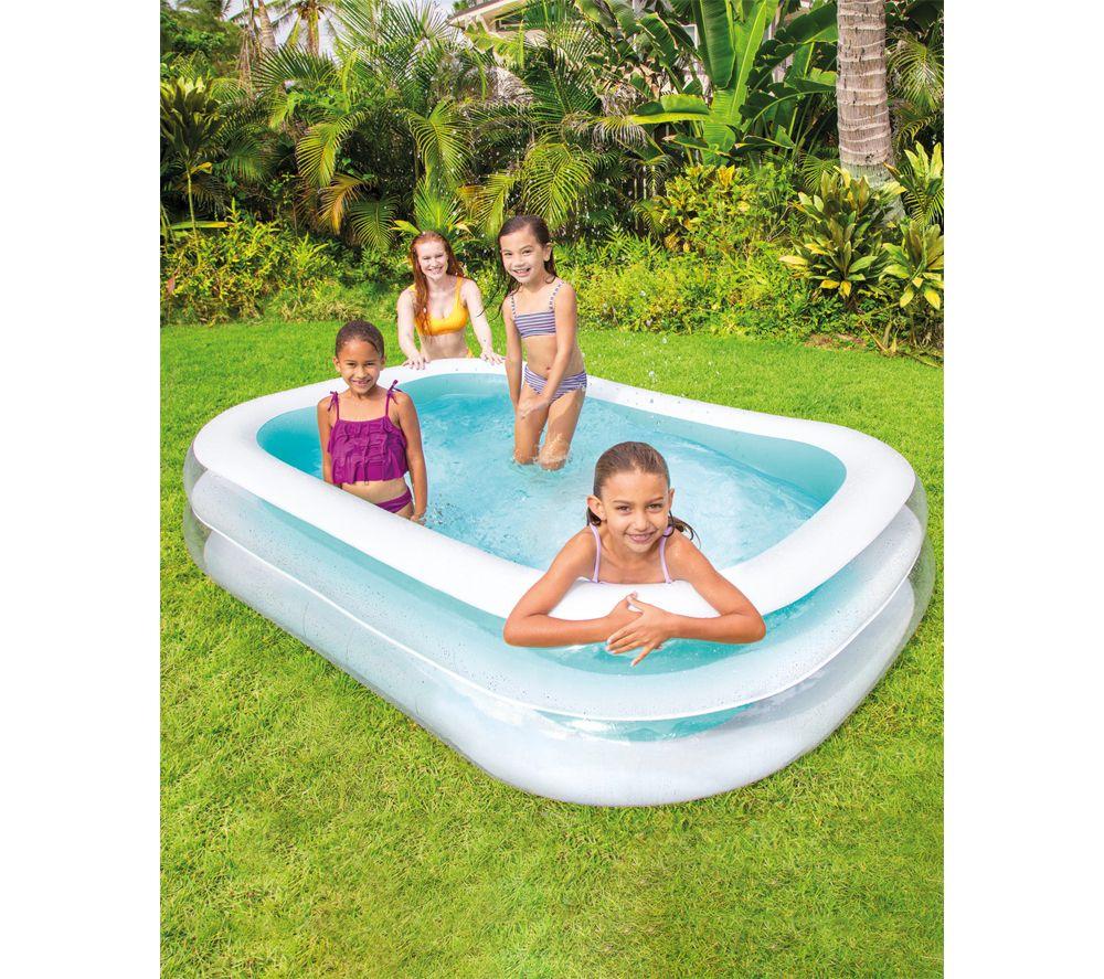 INTEX Swim Center Inflatable Family Pool - Green & White image number 3 of 3