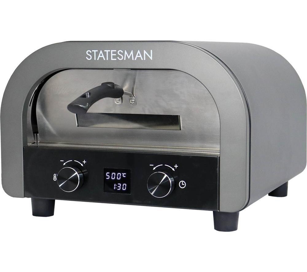 STATESMAN SKPO0E13B Pizza Oven - Silver & Black image number 4 of 5