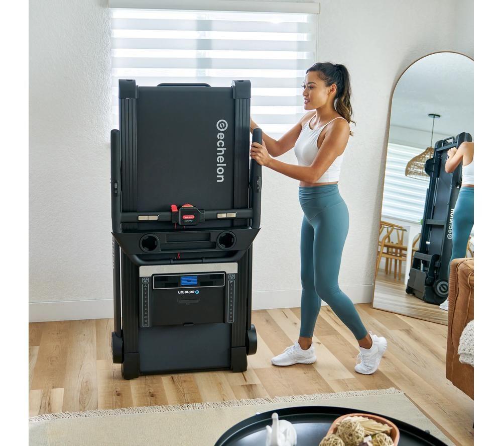 ECHELON Stride-6 Auto-fold Smart Bluetooth Treadmill - Black image number 9 of 9