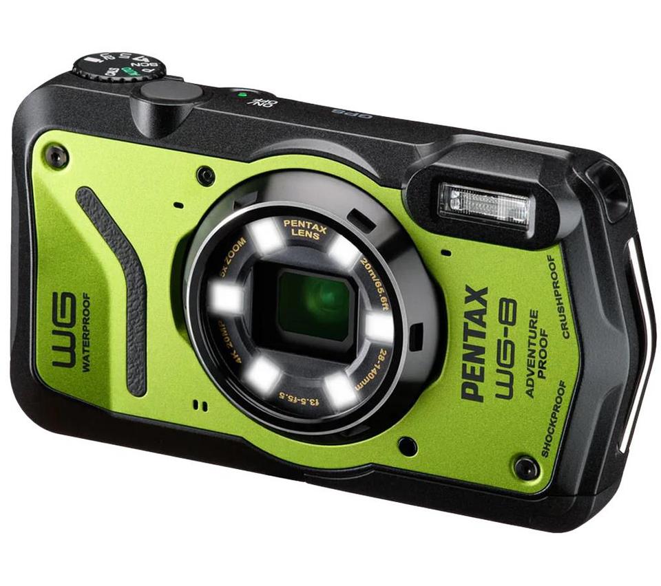 PENTAX WG-8 Tough Compact Camera - Green