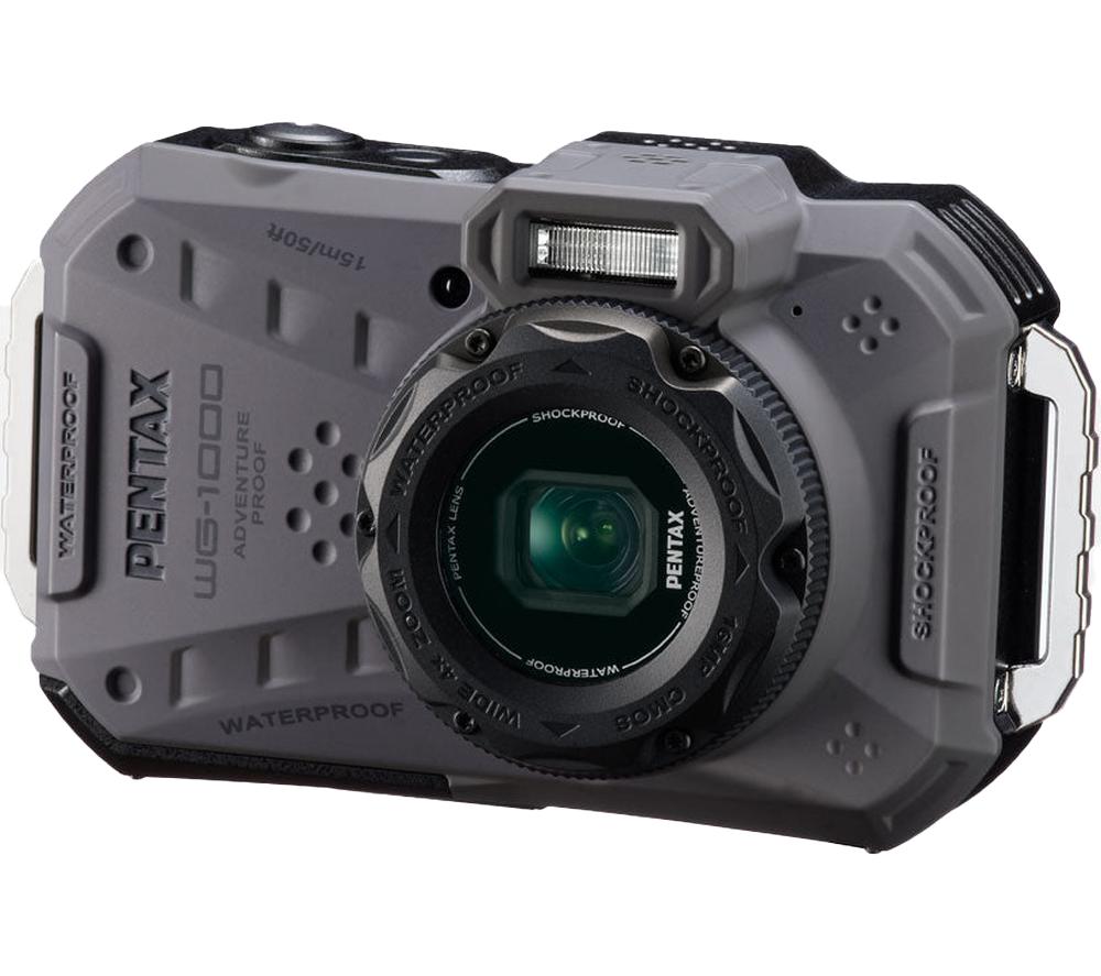 PENTAX WG-1000 Tough Compact Camera - Grey image number 5 of 6