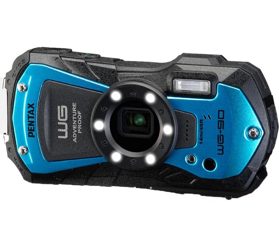 PENTAX WG-90 Tough Compact Camera - Blue