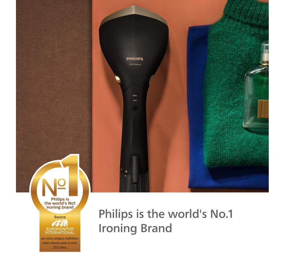 PHILIPS 7000 Series STH7060/86 Clothes Steamer - Black & Gold image number 10 of 10