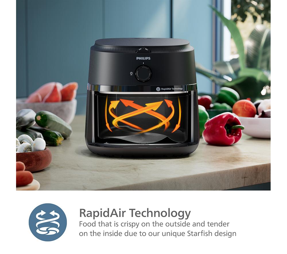 PHILIPS 1000 Series NA130/09 Air Fryer - Black image number 4 of 11