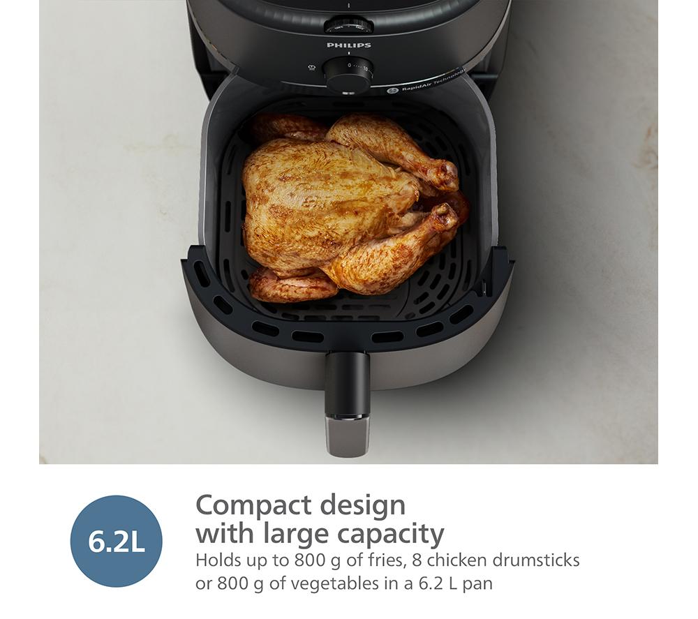 PHILIPS 1000 Series NA130/09 Air Fryer - Black image number 6 of 11