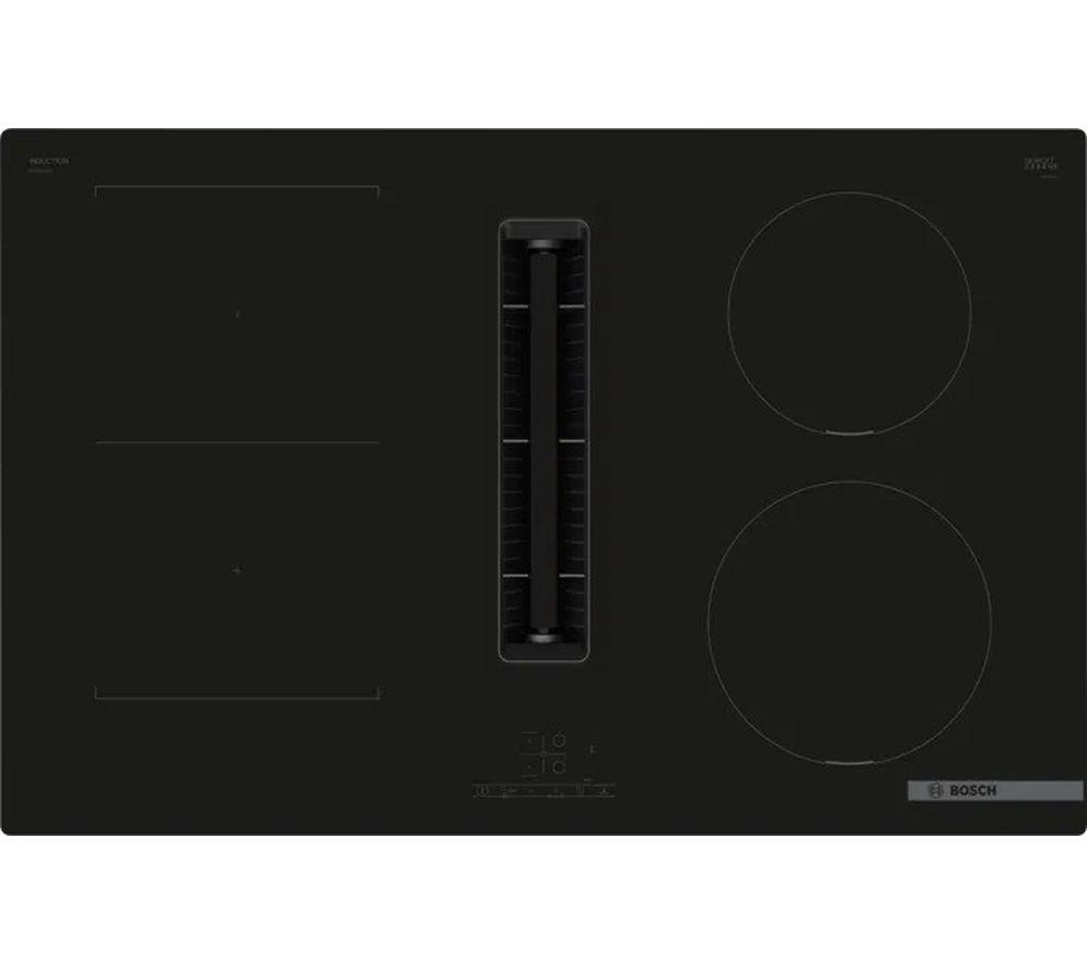 BOSCH Series 4 PVS811B16E 80 cm Electric Induction Hob – Black, Black